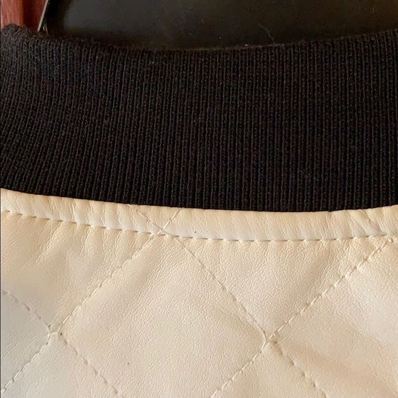 Faux Leather Motorcycle jacket - Picture 3 of 6